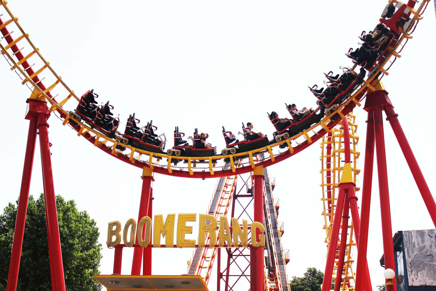 Boomerang-rollercoaster