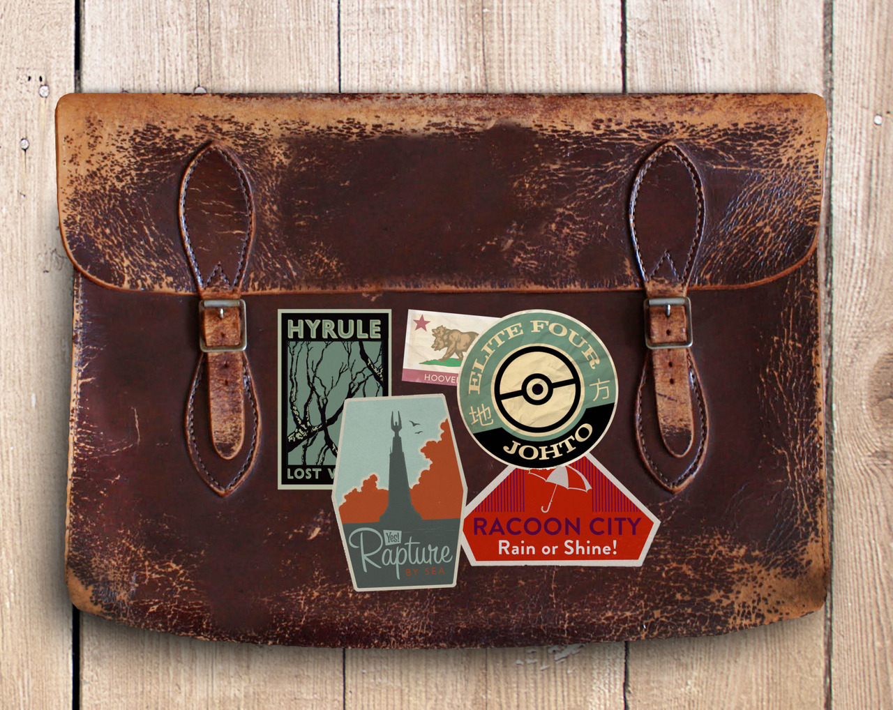 Brilliant gaming luggage labels