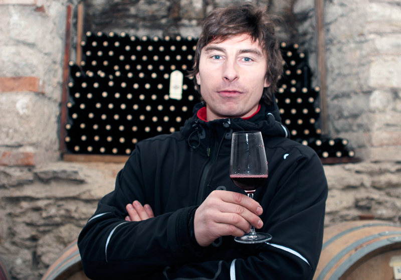 Winemaker Lukáš Rudolfský.