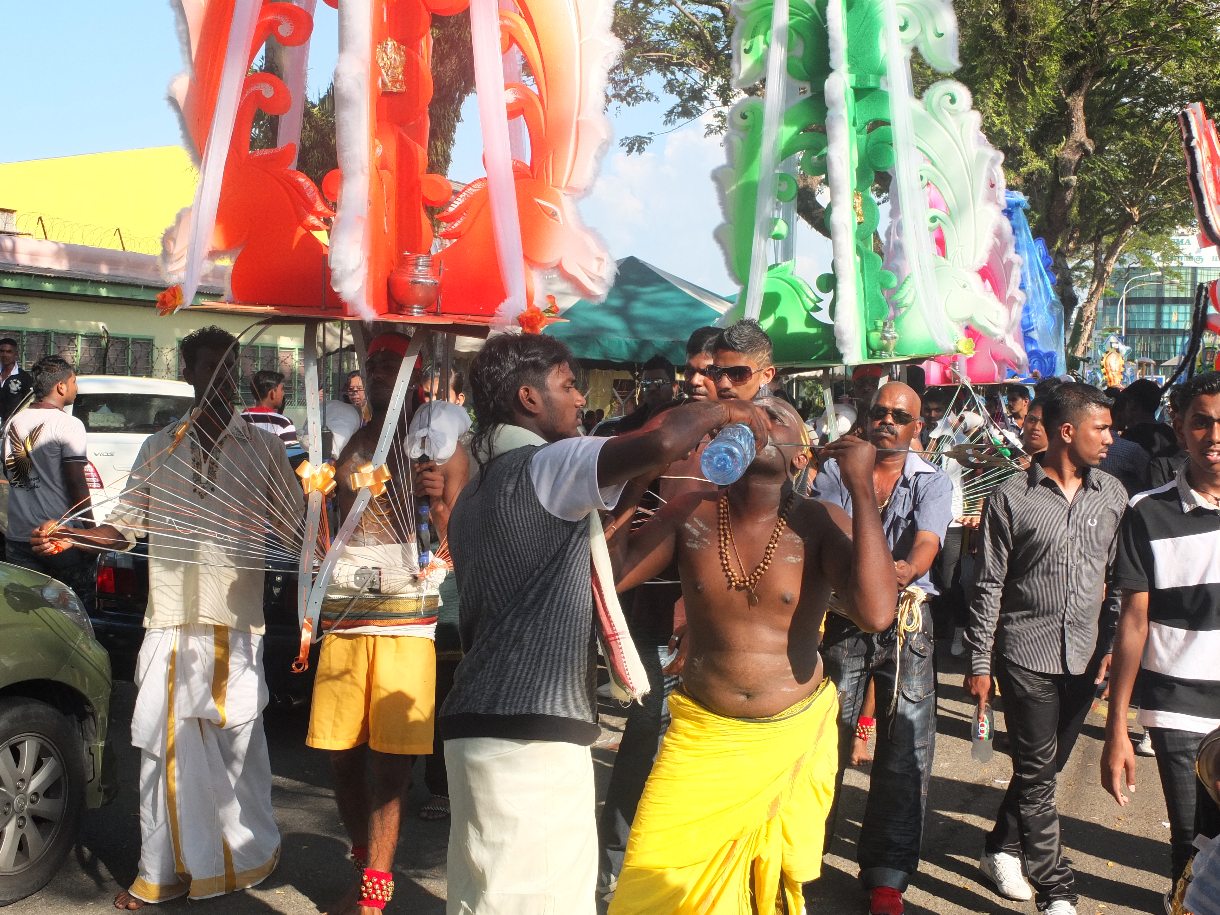 Drinking water Thaipusam - Penang