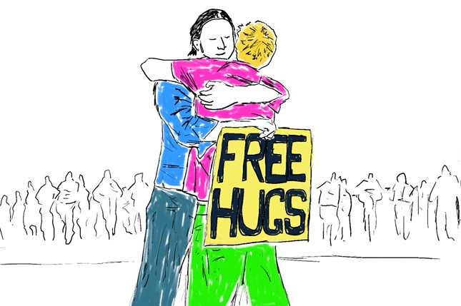 Free Hugger Juan Mann