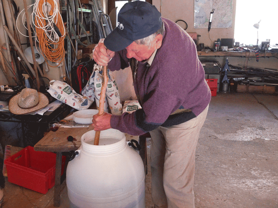 Making “Vin de Buisson” 2014