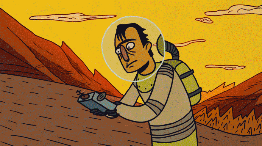 Outer Space animated