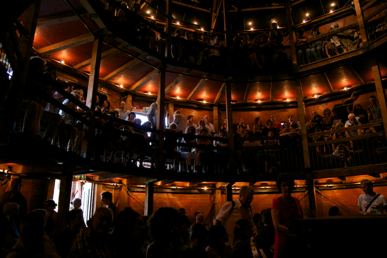 Globe Theatre inside