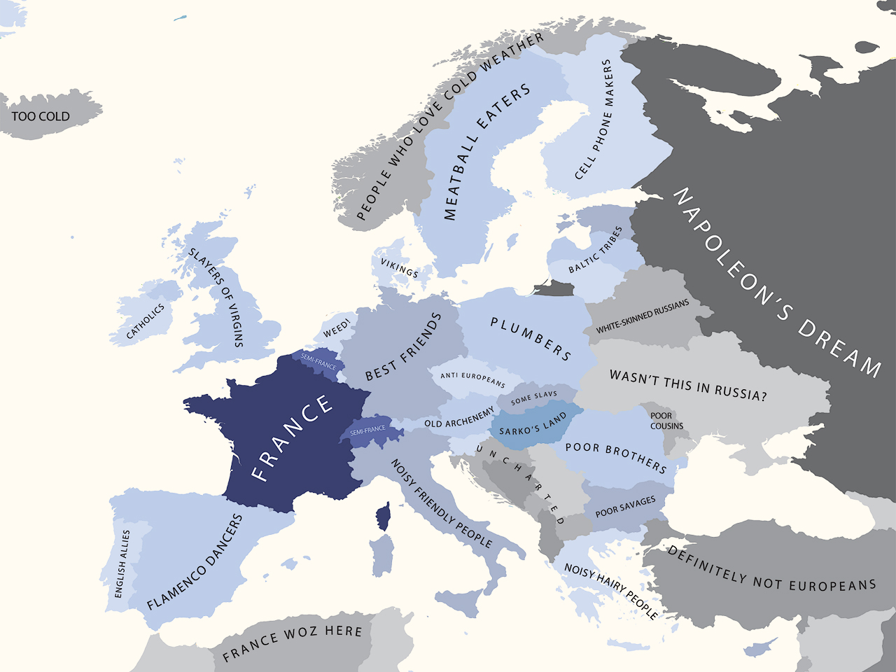 The Monday Map: prejudices by Yanko Tsvetkov