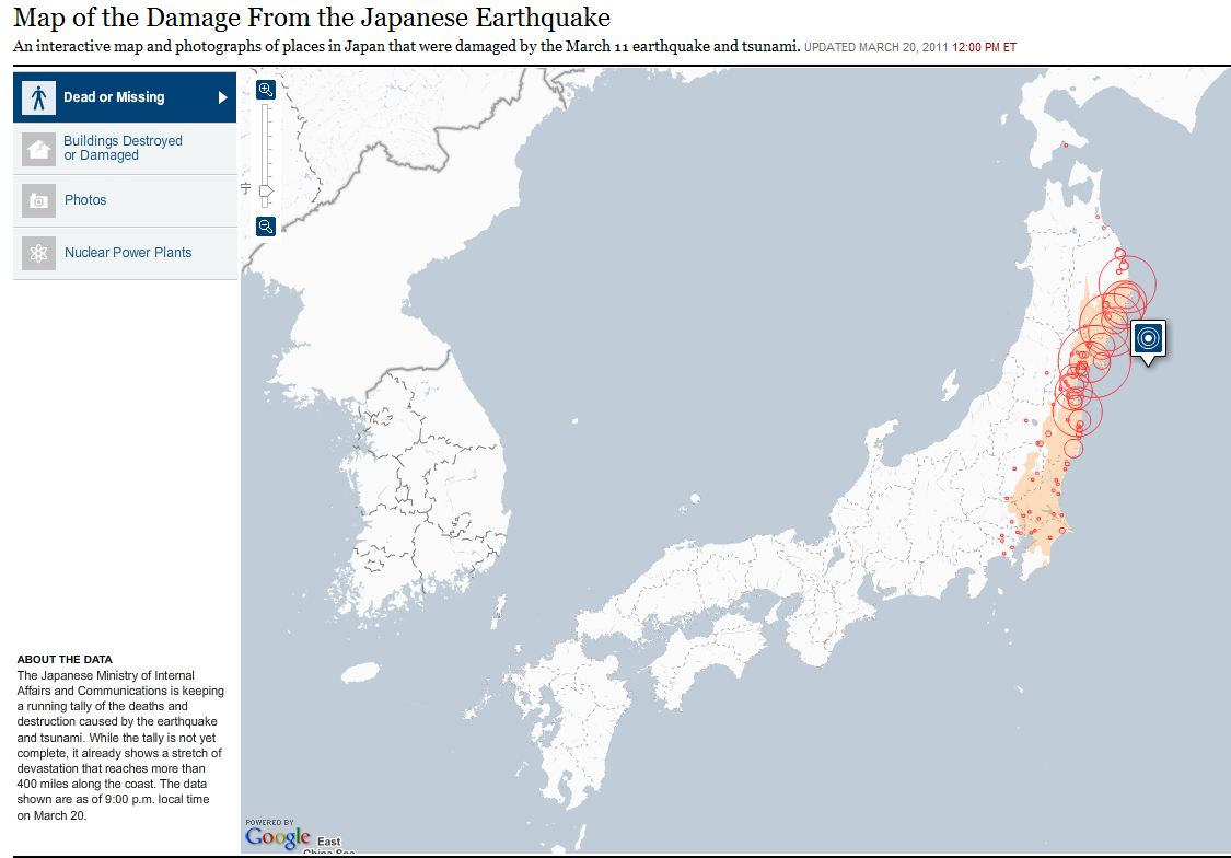 Capture interactive map