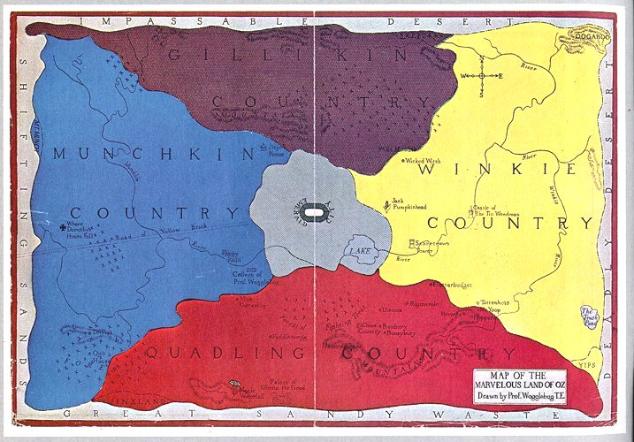 map Land of OZ