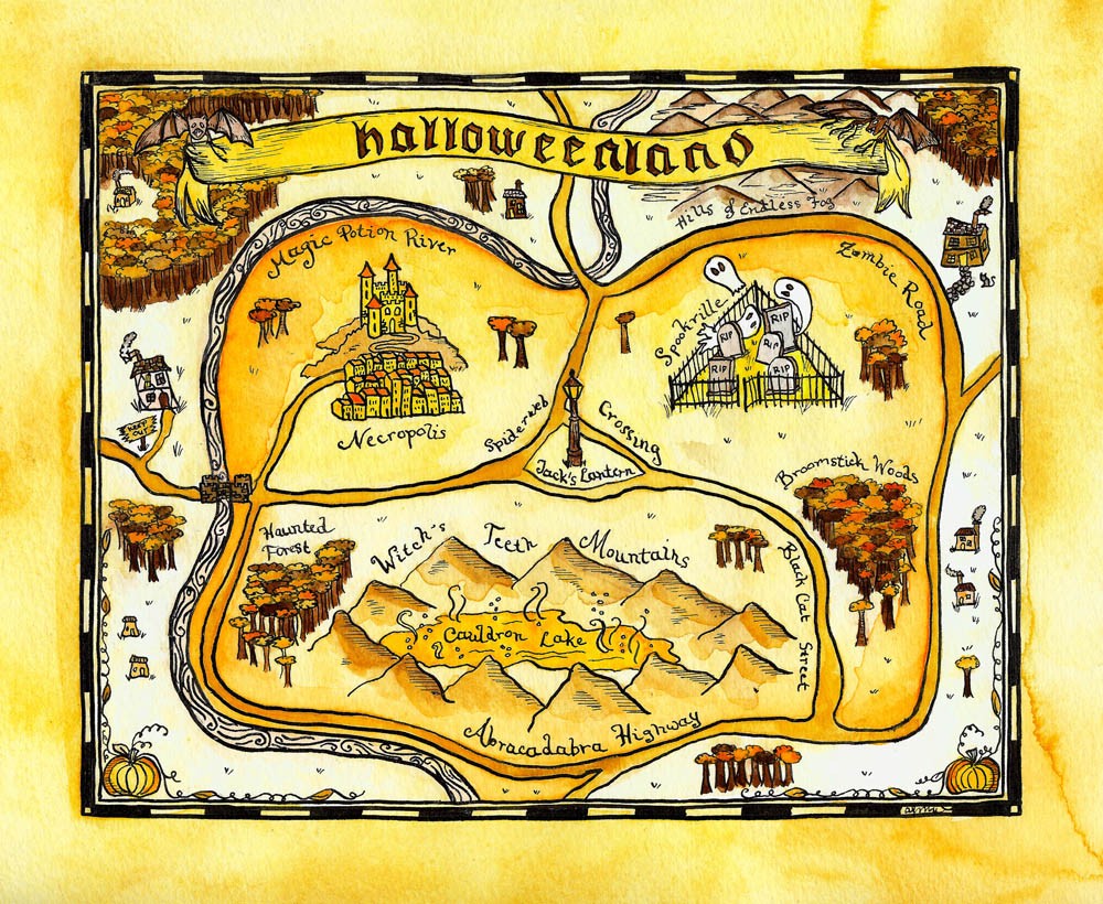 The Monday Map: Halloweenland