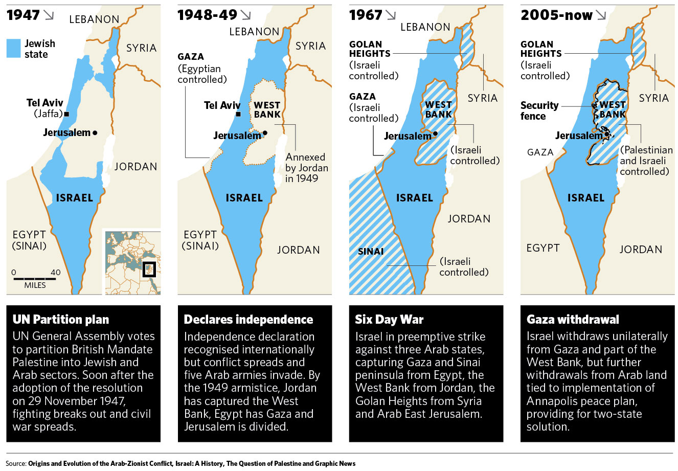 The Monday Map: Israel