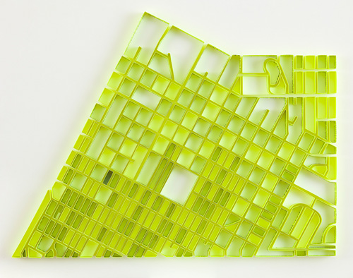 Las-Vegas map sculpture