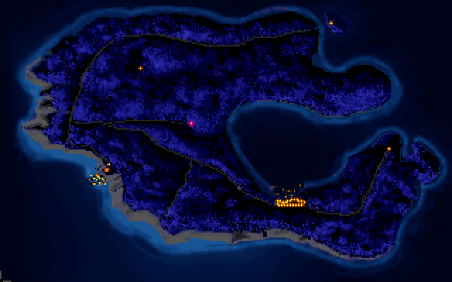 Melee Island Map