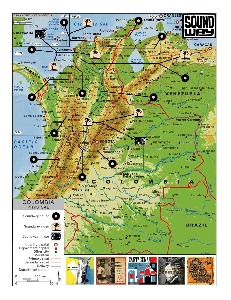 The Monday Map: Musical Map of Colombia
