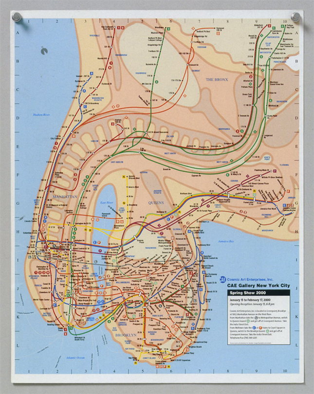 The Monday Map: NY Subway Genitals