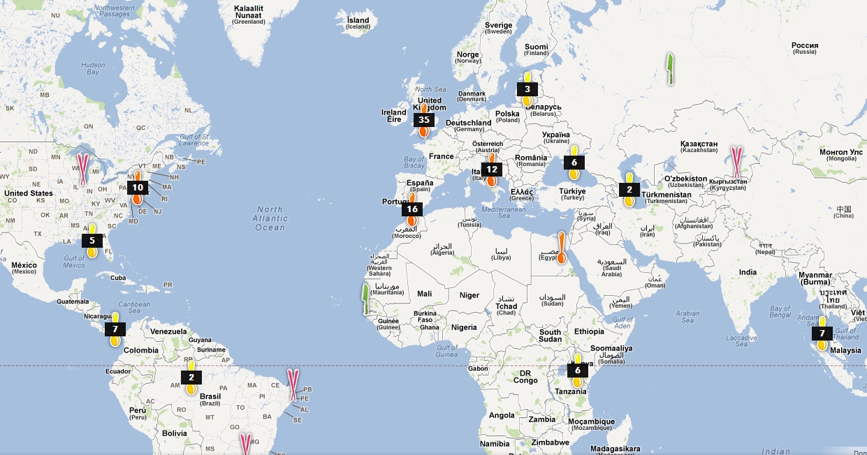 The Monday Map: The GLORIOUS! Flavour Map