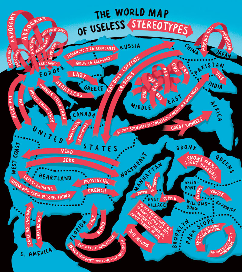 The Monday Map: Useless Stereotypes