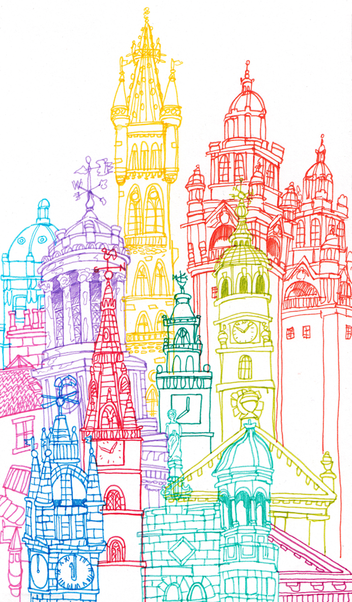 Glasgow-Towers