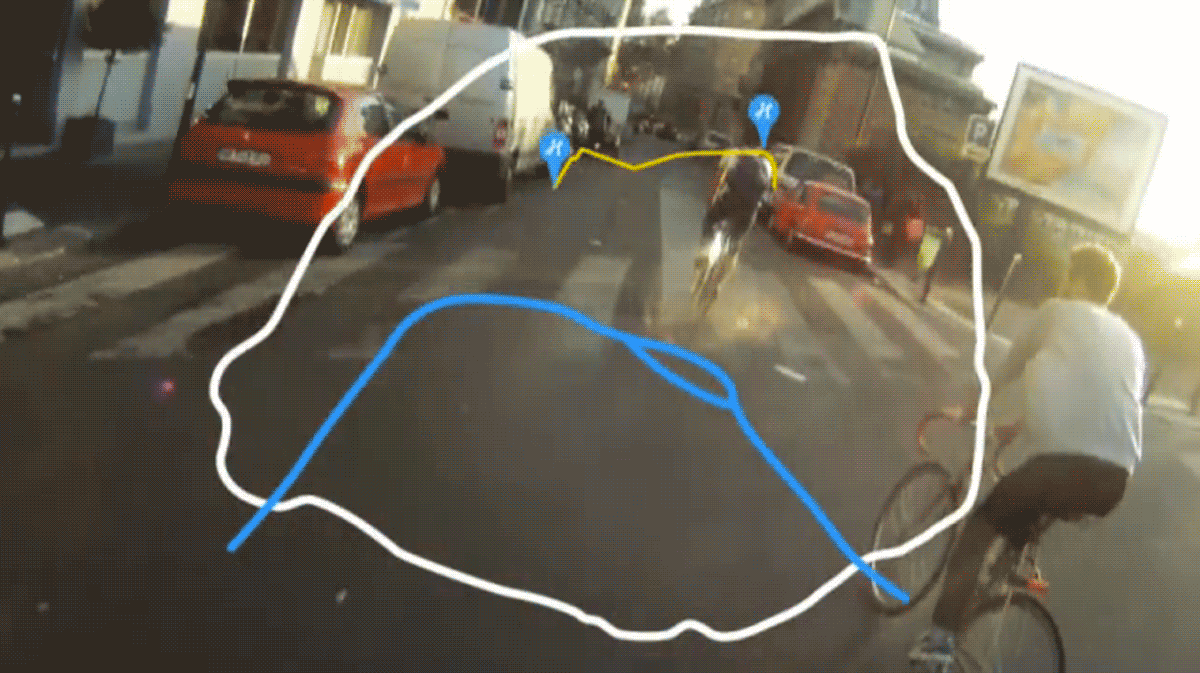 A bicycle world trip in Paris